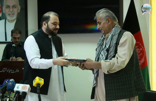 قرارداد 22 پروژه انکشافی به ارزش 225 میلیون افغانی به امضا رسید 